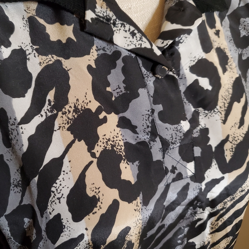 Notations | Women's Gray-Tan Color-Block Striped … - image 3